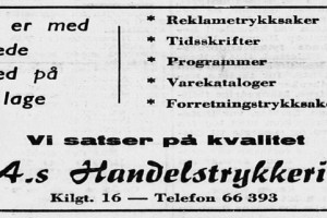 Bilde av A/S Handelstrykkeriet